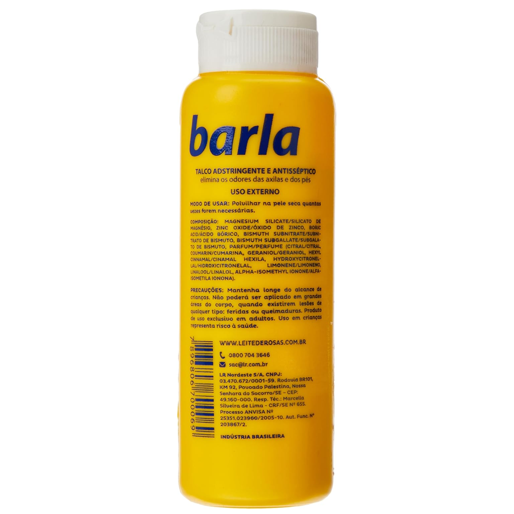 Talco Antisséptico Barla – 140gr