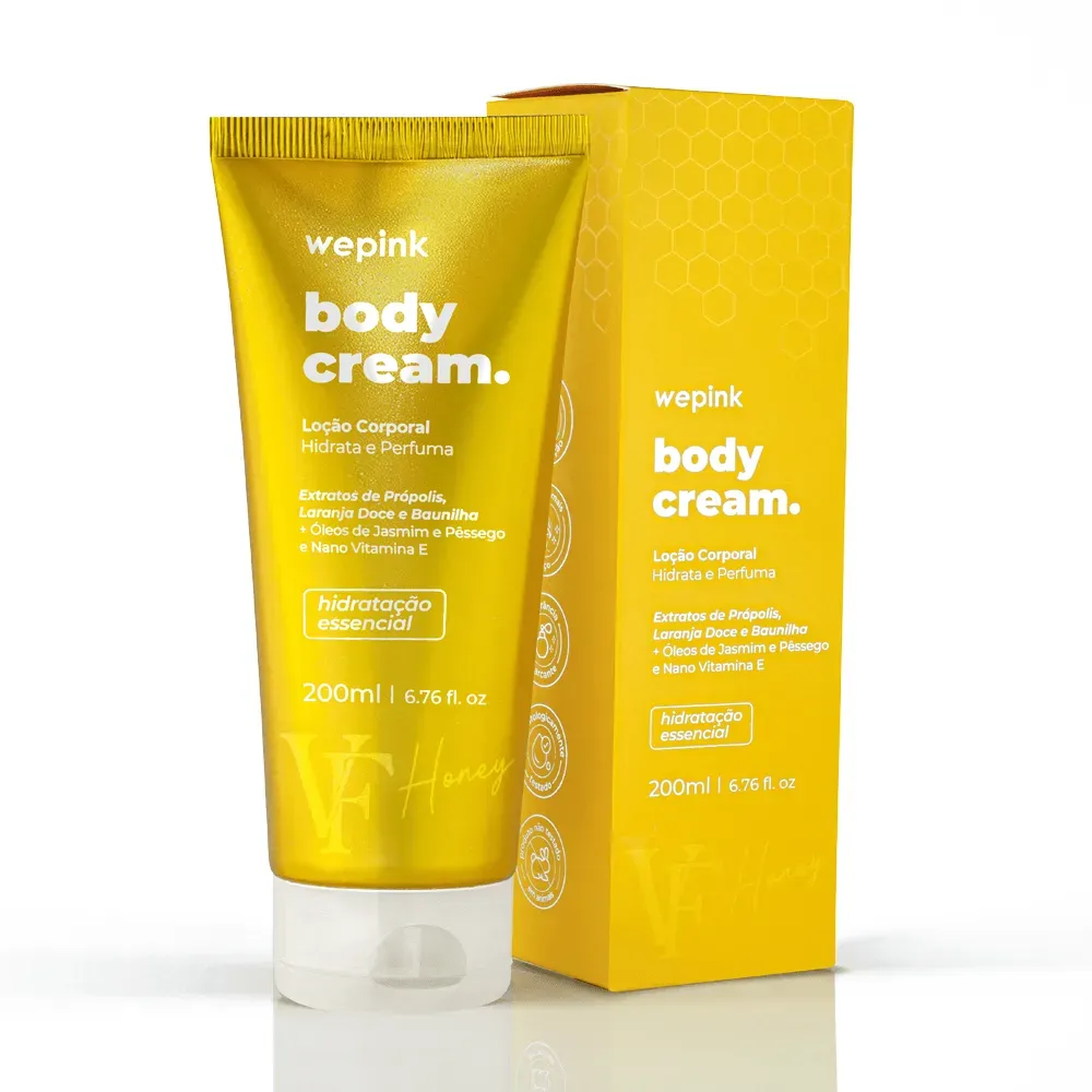 Body Cream VF Honey Desodorante Hidratante 200ml