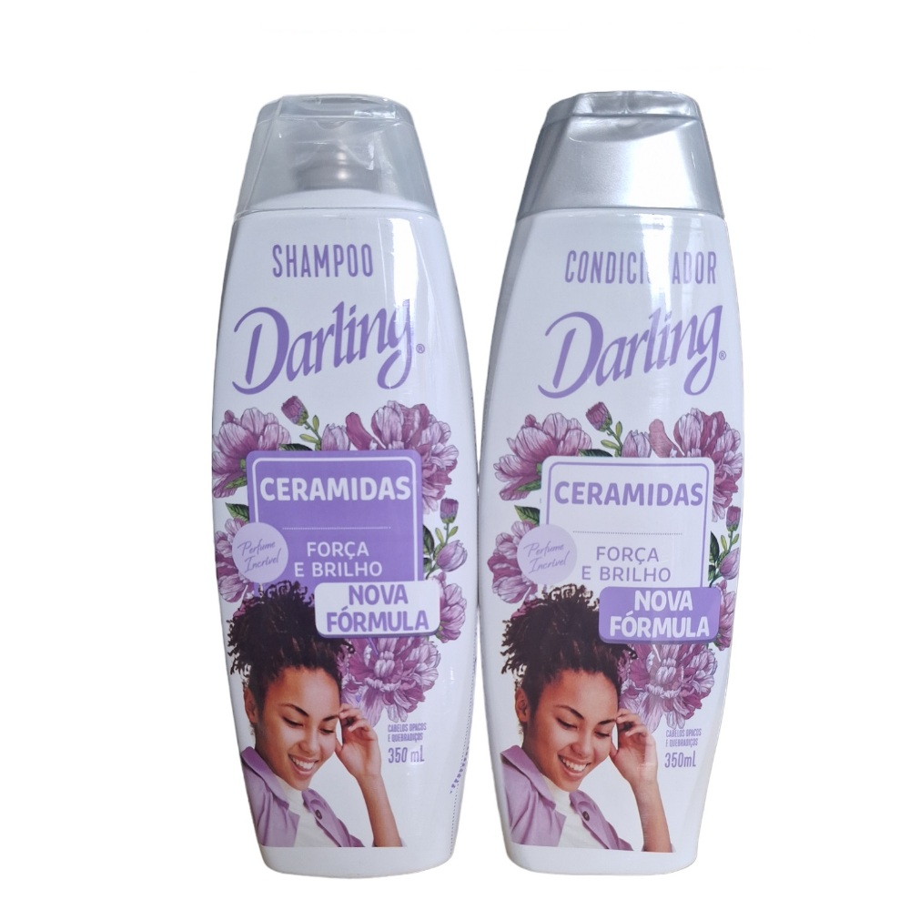 Kit Shampoo e Condicionador Darling Ceramidas – Força e Brilho Intenso