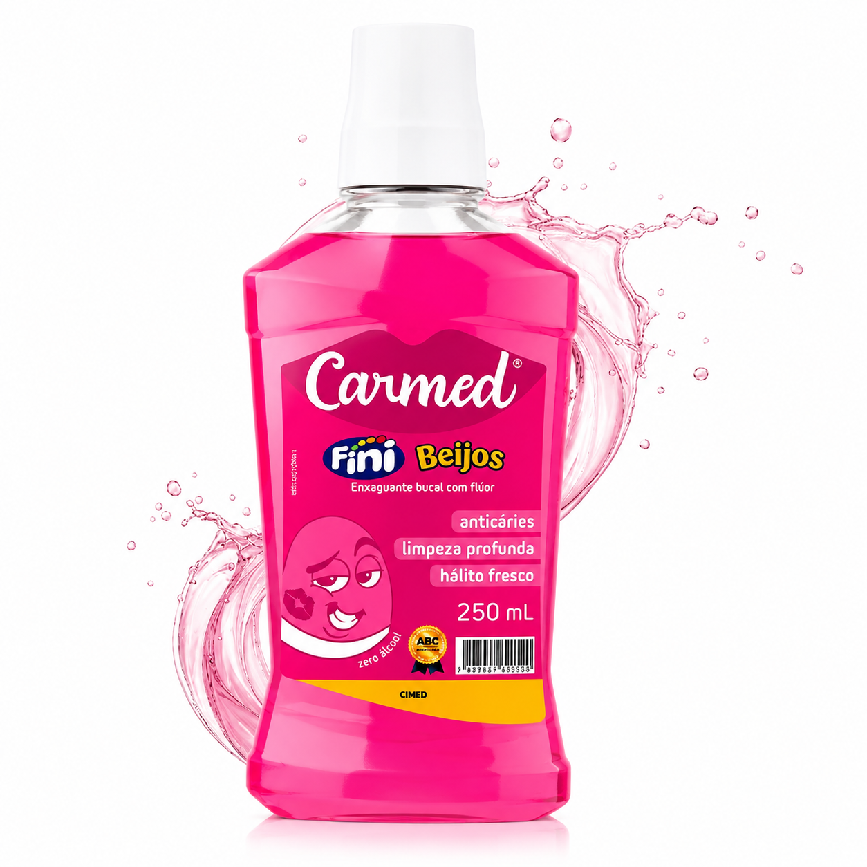Enxaguante Bucal Carmed Fini Beijos 250 ml