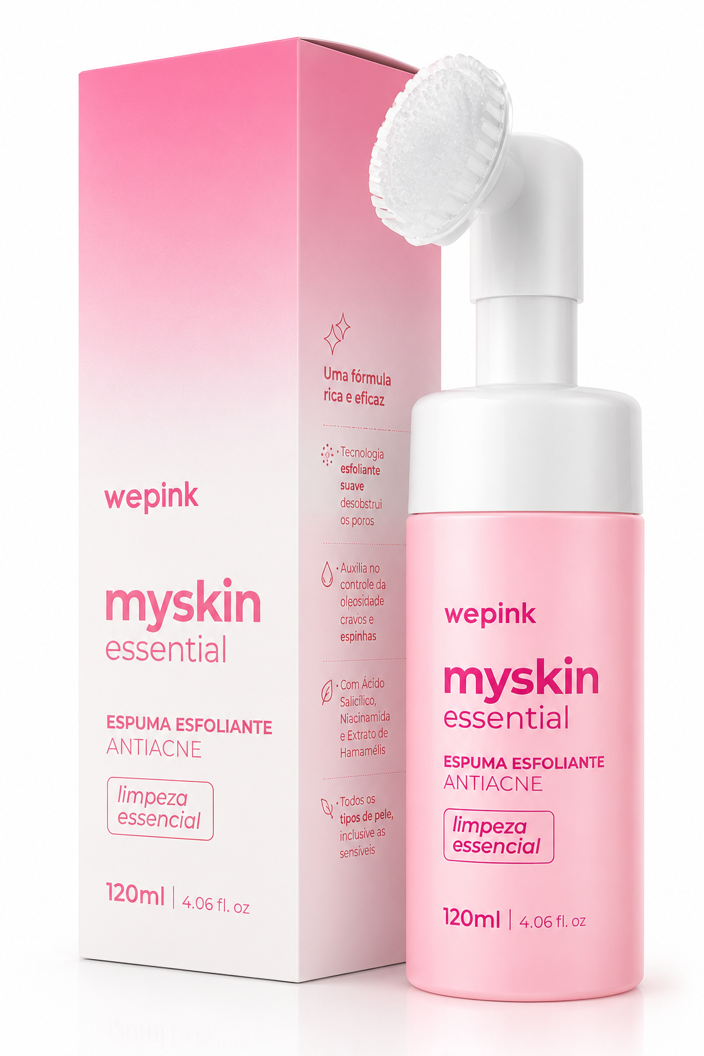 Myskin Essential Espuma Esfoliante 120ml - Wepink