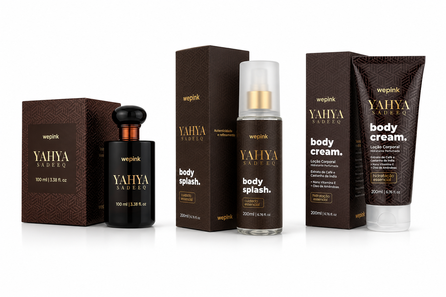 Kit Yahya Sadeeq – Perfume + Body Splash + Body Cream - Wepink