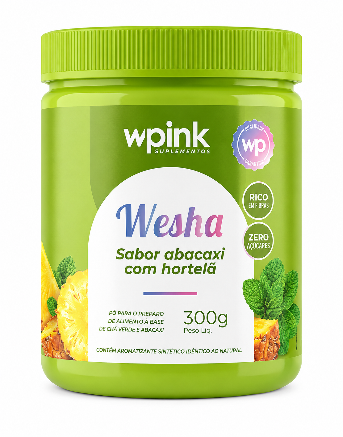 Wesha chá verde e abacaxi - 300g - wp