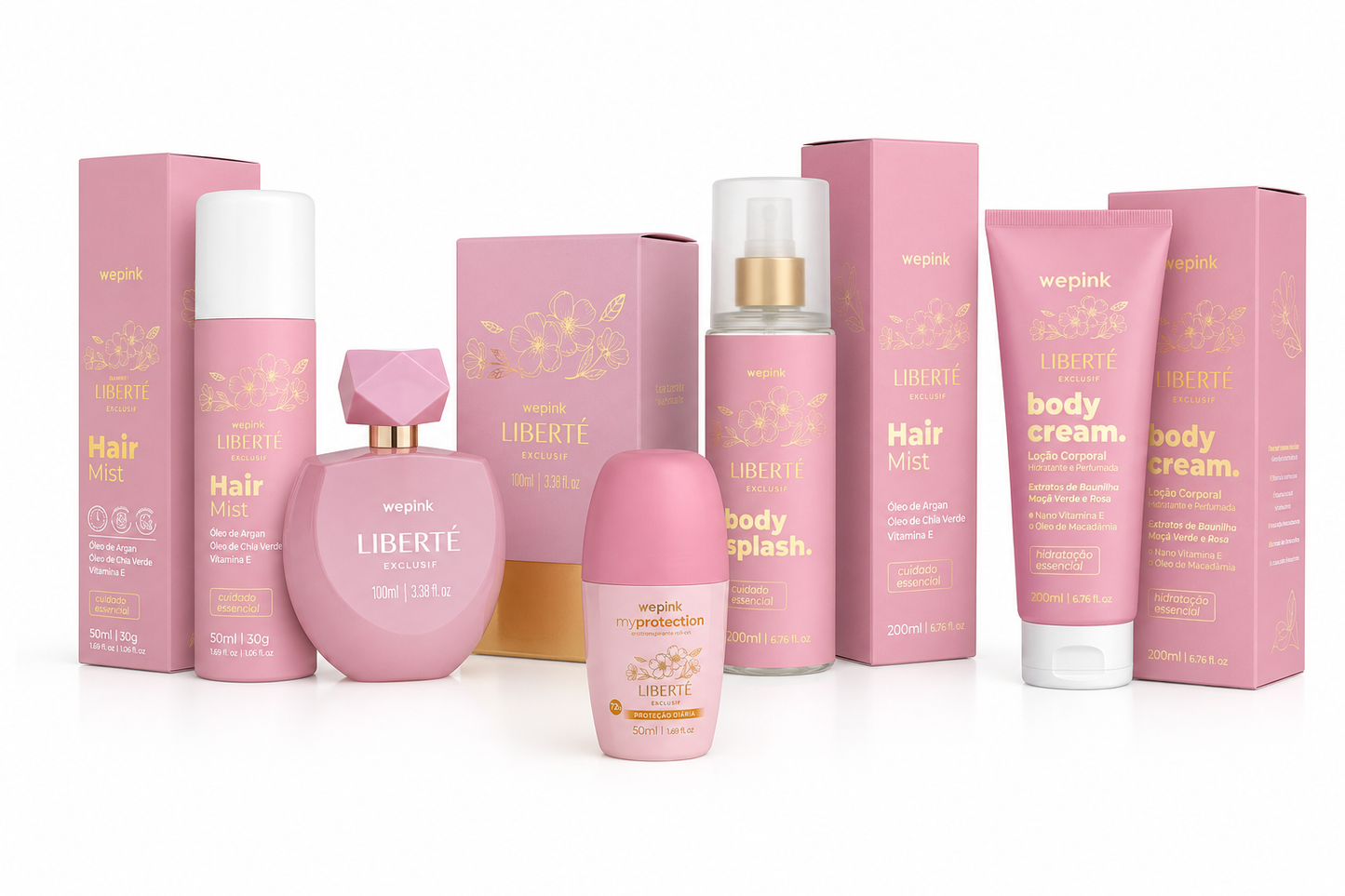 Kit Liberté Exclusif – 5 Itens - WePink