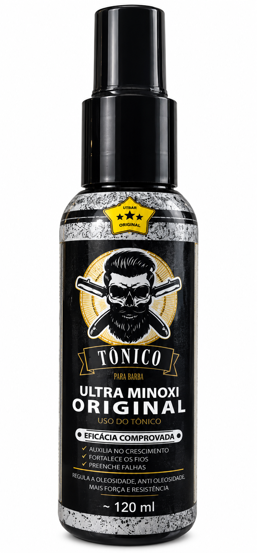 Tónico Ultra Minoxi Original – Fortalecimento da Barba e Cabelo - 120 ml