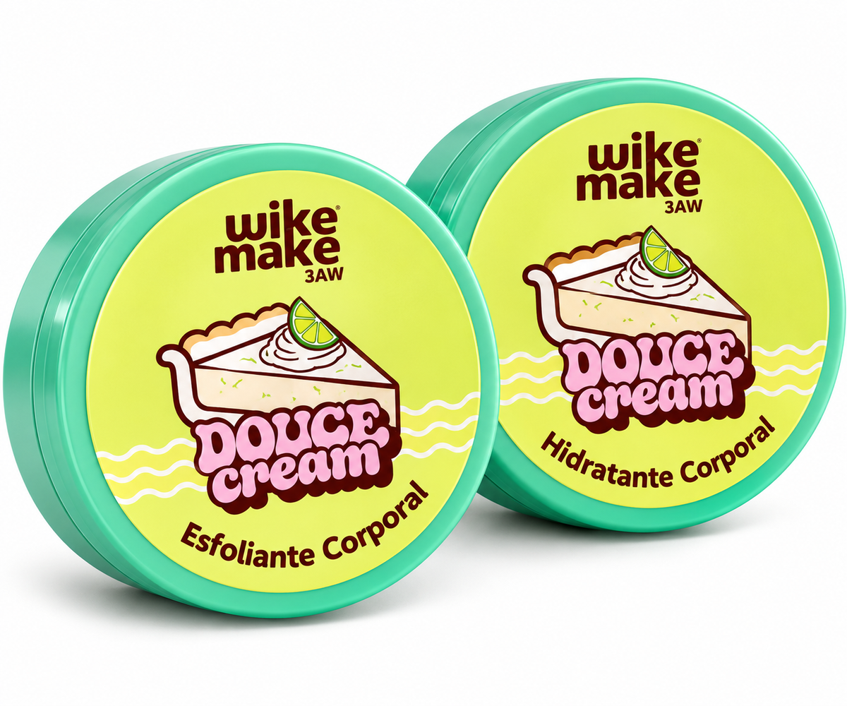 Kit Wike Make Torta de Limão – Hidratante + Esfoliante Corporal - 150 ml
