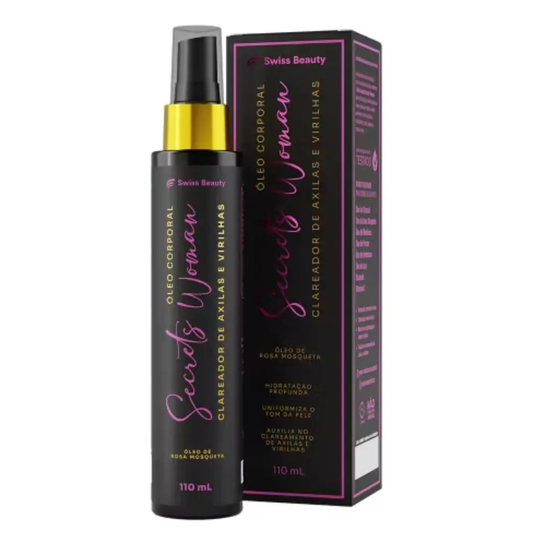 Óleo Corporal Secrets Woman Swiss Beauty Clareador de Virilha e Axilas 110ml – Belkit