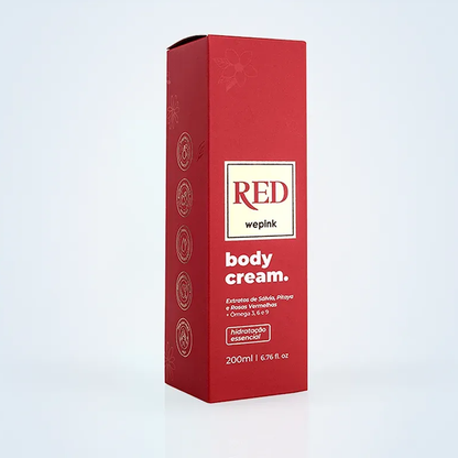 Body Cream Hidratante Corporal Red – 200ml