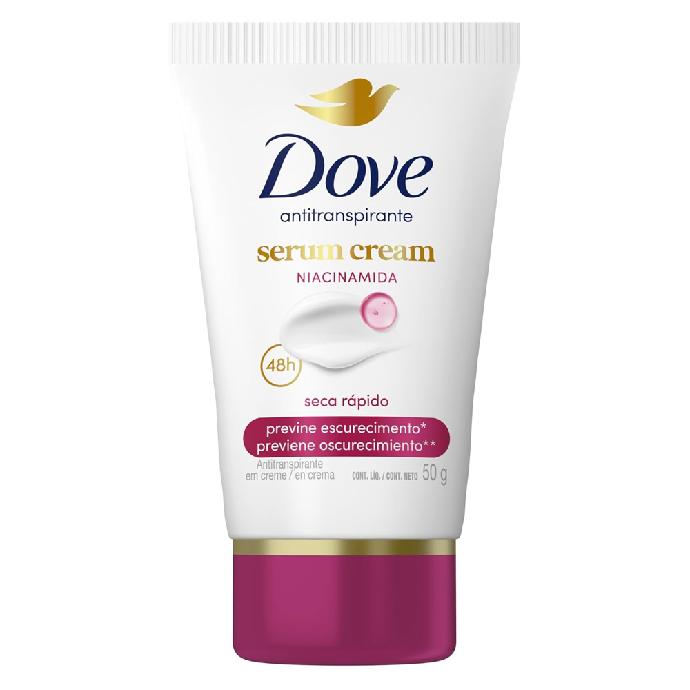 Desodorante Antitranspirante Dove Creme Sérum Previne Escurecimento
