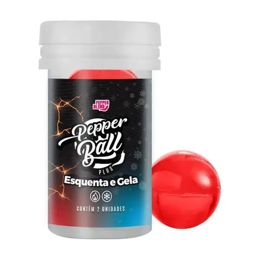Pepper Ball Esquenta e Gela – Lubrificante Íntimo com Efeito Térmico Dual