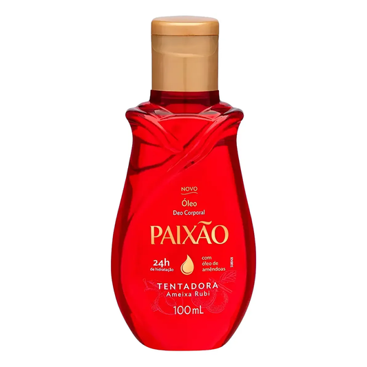 Óleo Corporal Paixão Tentadora – Hidratante com Óleo de Amêndoas