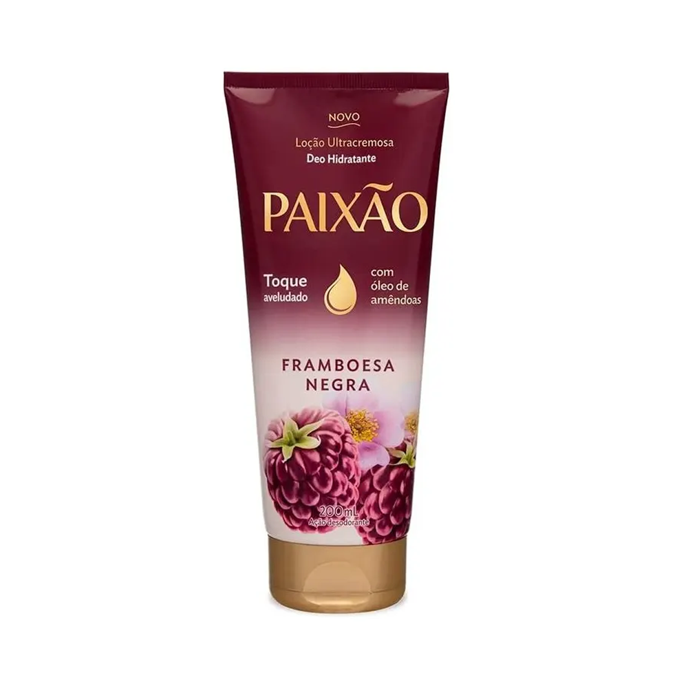 Loção Ultracremosa Paixão Framboesa Negra