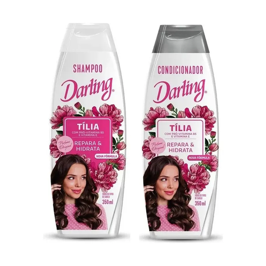 Kit Shampoo e Condicionador Darling Tília – Restauração Capilar Perolada