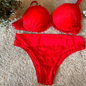 Conjunto de Lingerie Vermelha