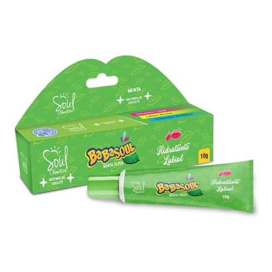 Hidratante Labial Babasoul Menta Fresh – Chiclete com Fórmula Revitalizadora