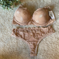 Conjunto de Lingerie Bege