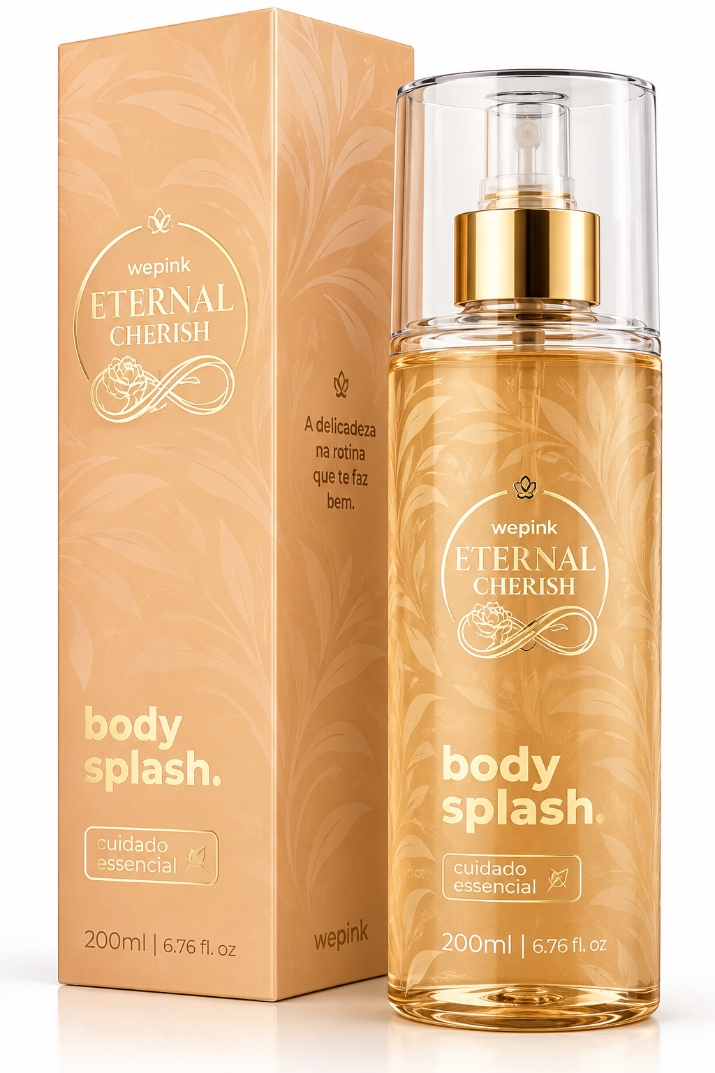 Body Splash Eternal Cherish Desodorante Colônia 200ml - Wepink