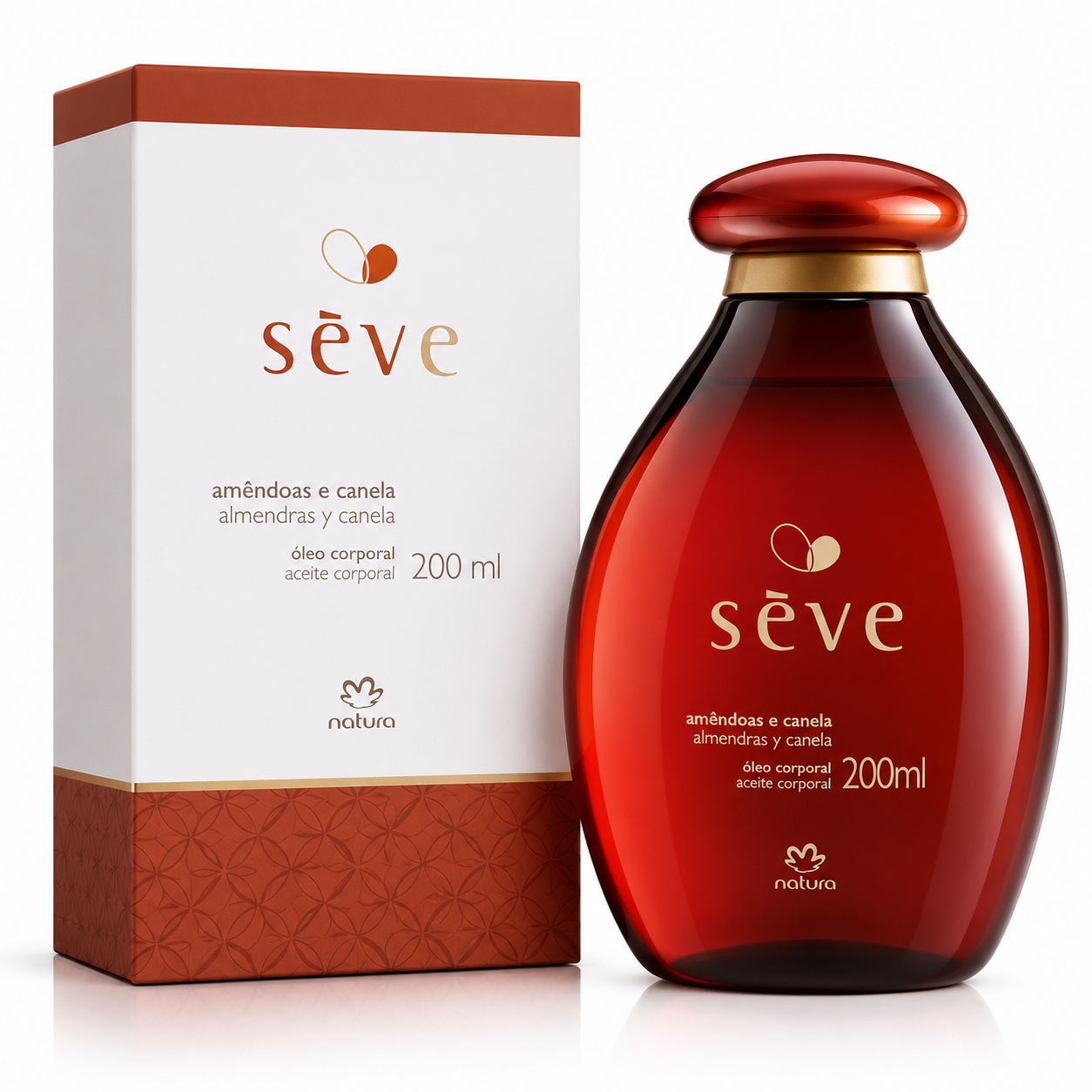 Sève Amêndoas e Canela Óleo Desodorante Corporal 200ml