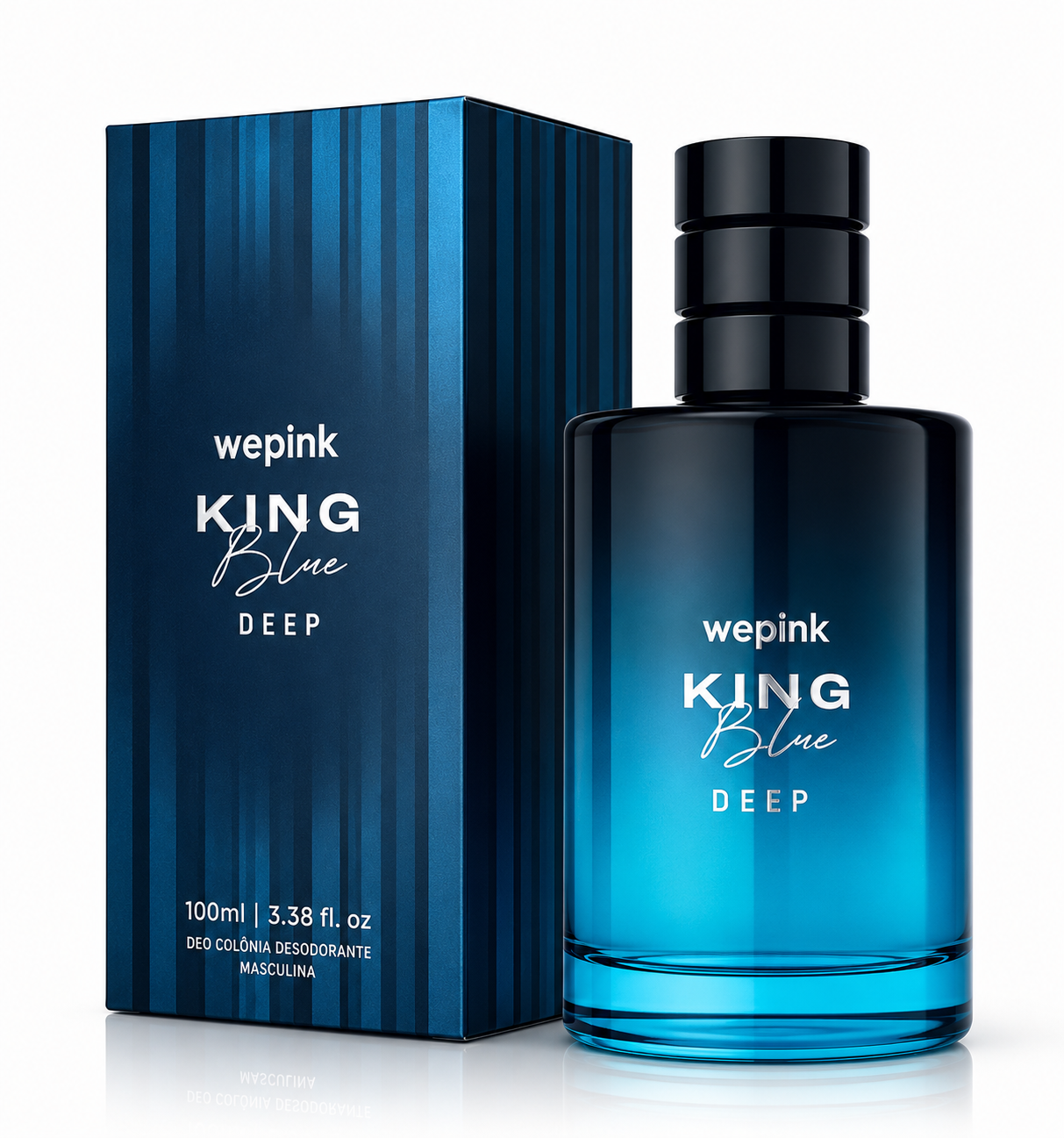 King Blue Deep Desodorante Colônia 100ml - Wepink