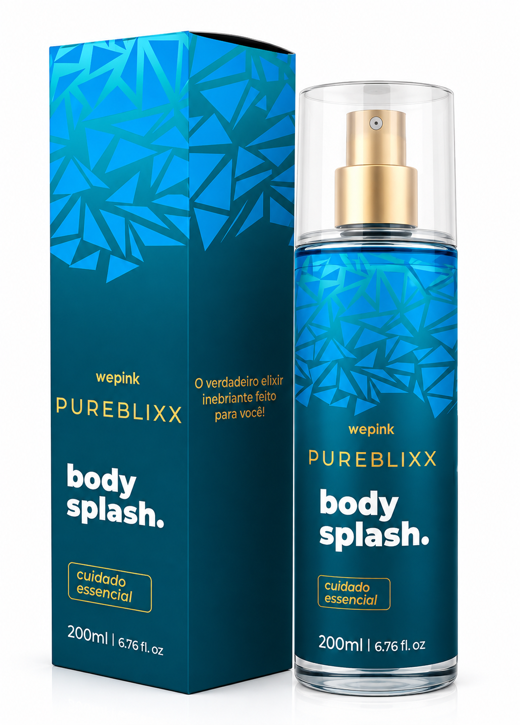 Body Splash Pureblixx Desodorante Colônia 200ml - Wepink