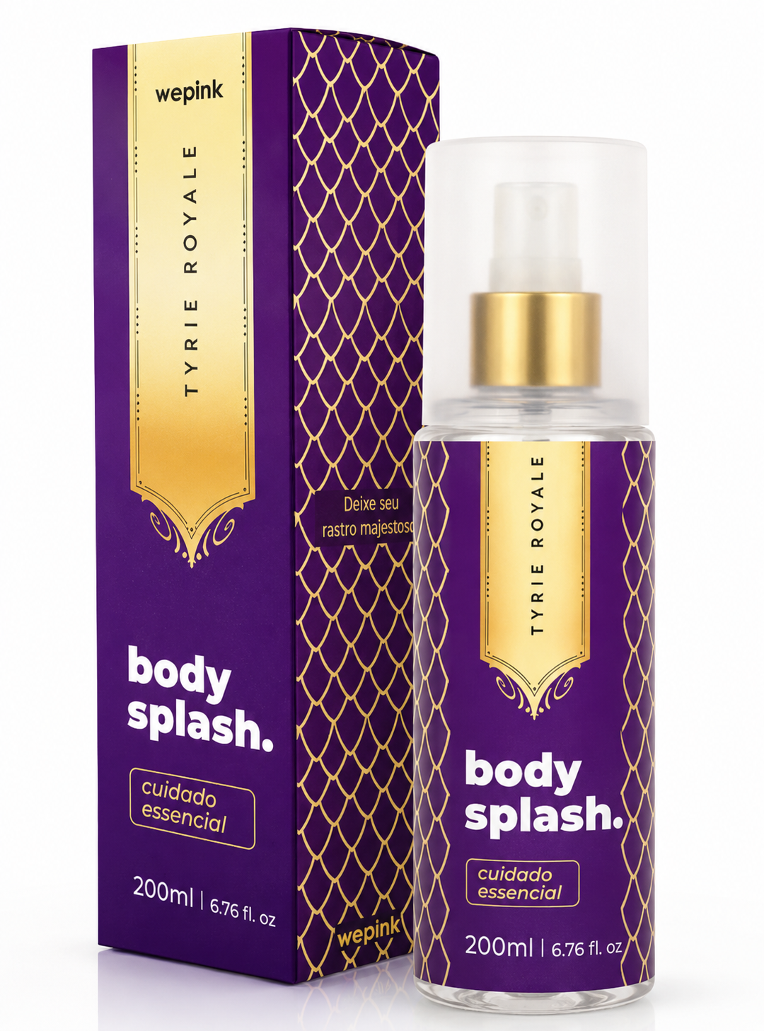 Body Splash Tyrie Royale Desodorante Colônia 200ml - Wepink
