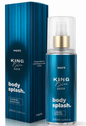 Body Splash King Blue Deep Desodorante Colônia 200ml - Wepink