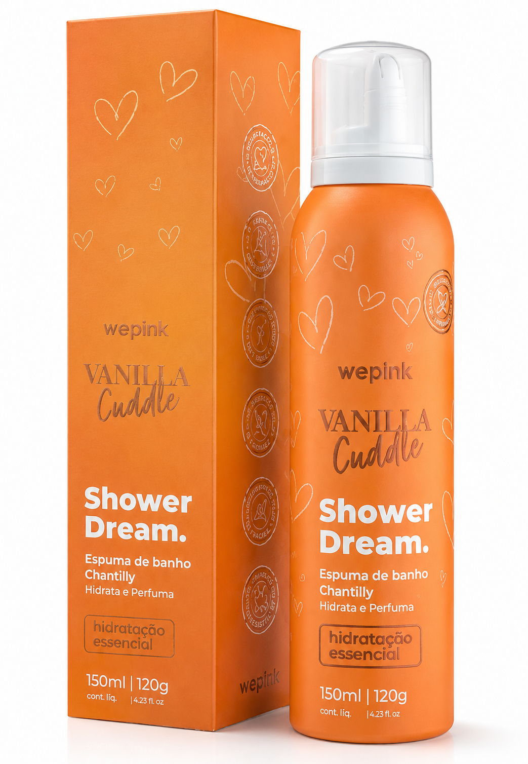 Shower Dream Espuma de Banho Vanilla Cuddle 150ml - Wepink