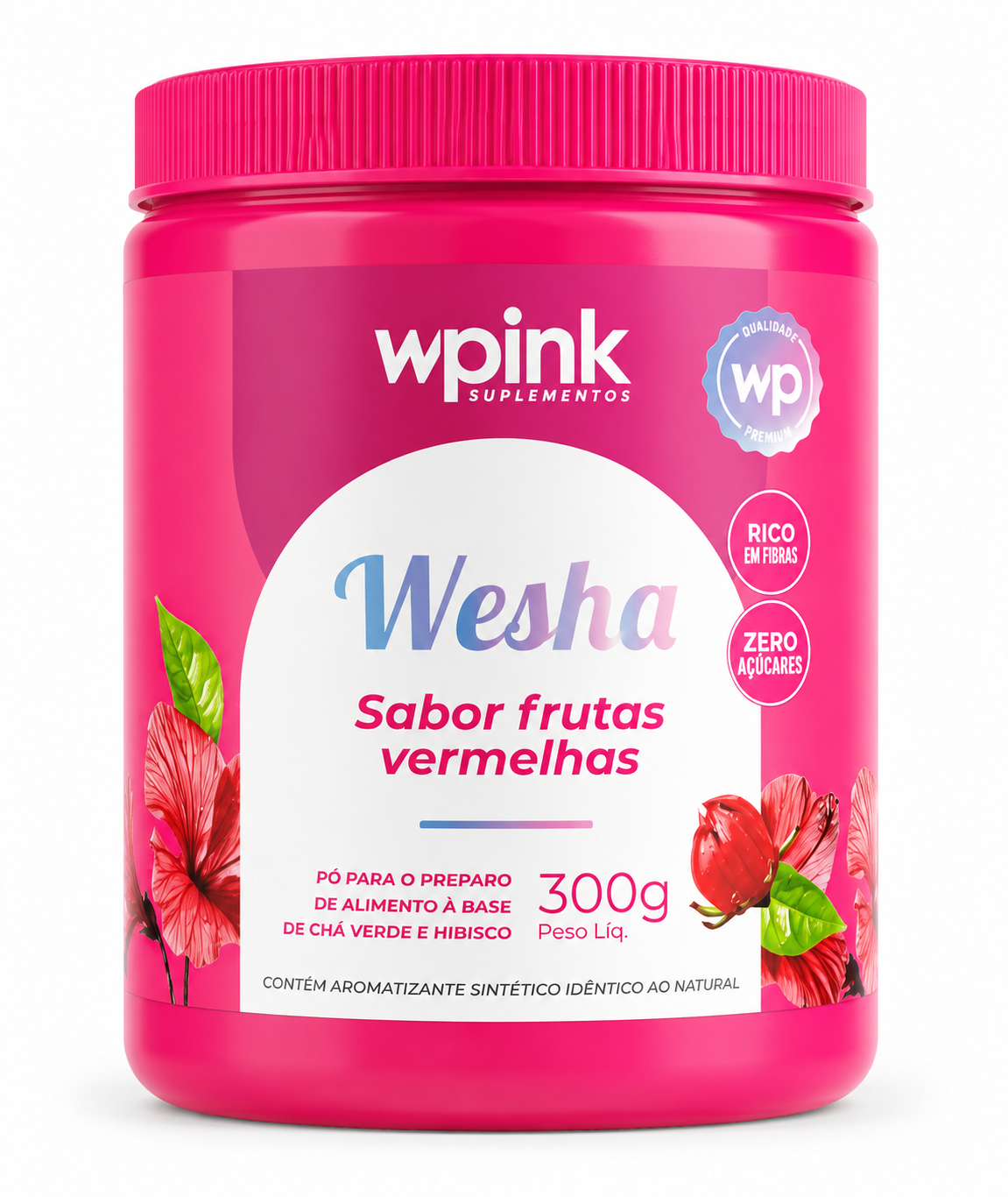 Wesha chá verde e hibisco - 300g - wp