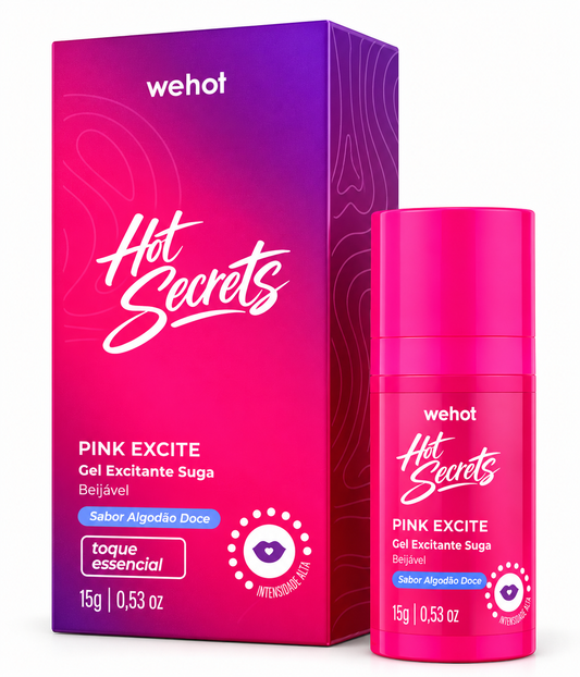 Gel Excitante Esfria Algodão Doce 15g - Wepink Wehot