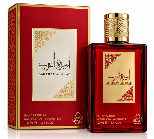 Ameerat Al Arab Red – Perfume Árabe Feminino Eau de Parfum 100 ml | Al Aqeeq