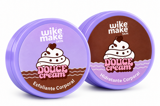 Kit Wike Make Sorvete Flocos – Hidratante + Esfoliante Corporal - 150 ml