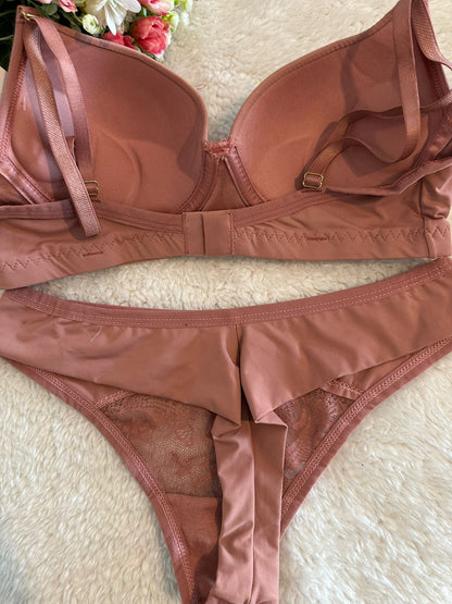 Conjunto de Lingerie Terracota