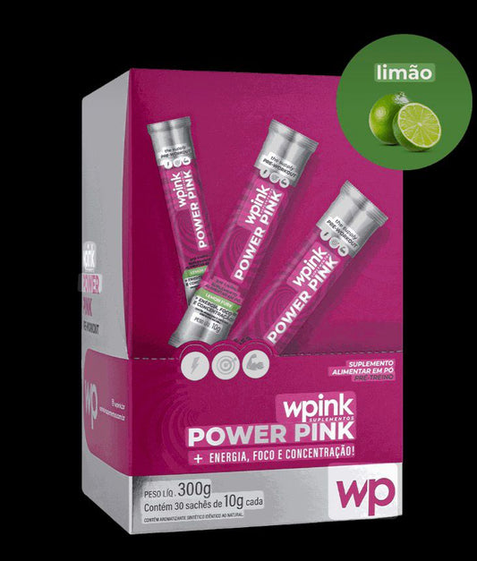 power pink de limão - pré-treino – 300g - wp