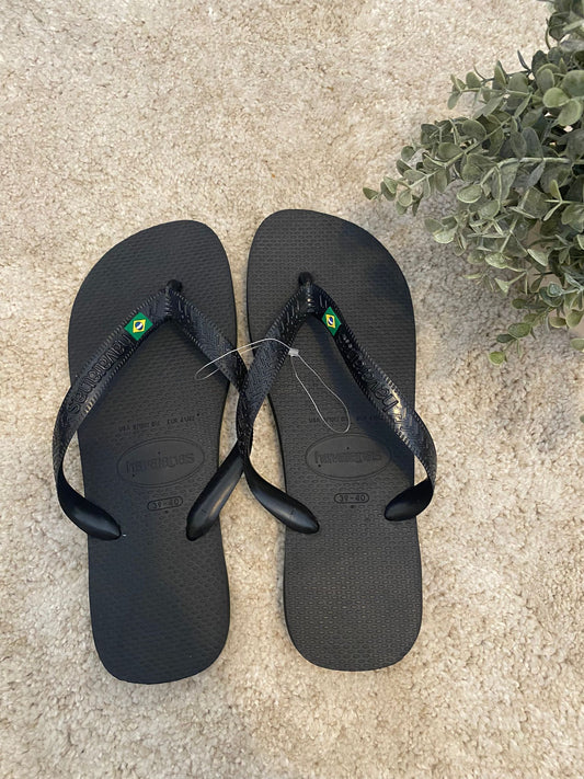 Chinelo Havaina Original Preto EUA39/40